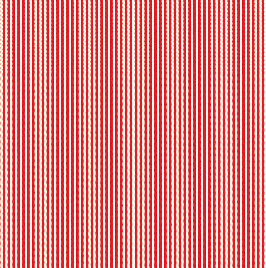 Red and Ivory Ribbon Stripe Paper
