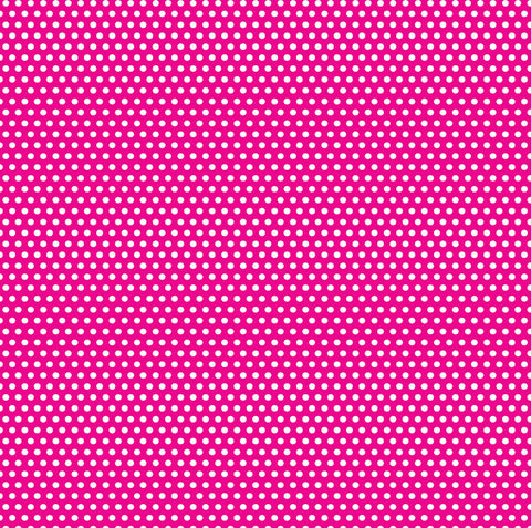 Hot Pink and White Mini Dot Rev Paper
