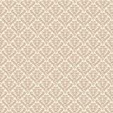 Tan & Ivory Damask Paper