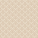 Tan & Ivory Damask Paper