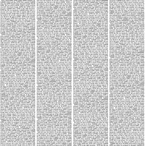 Black and White Life Newsprint Paper