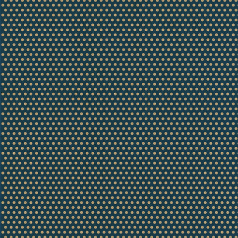 Navy & Kraft Mini Dot Rev Paper
