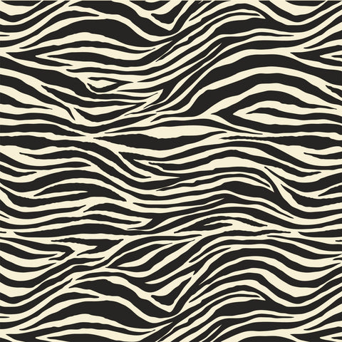 Black and Ivory Zebra Paper