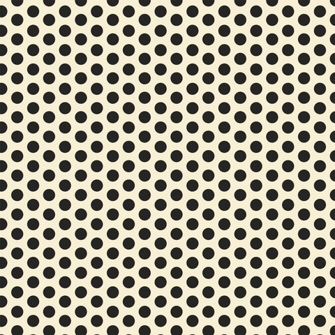 Black and Ivory Dot Paper
