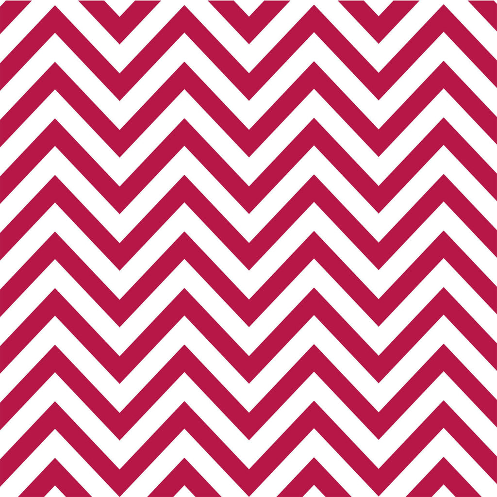 Red and White Chevron Paper