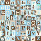 Baby Boy: Alphabet Letters Paper