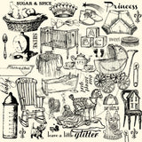 Baby Girl: It's A Girl on Ivory Paper