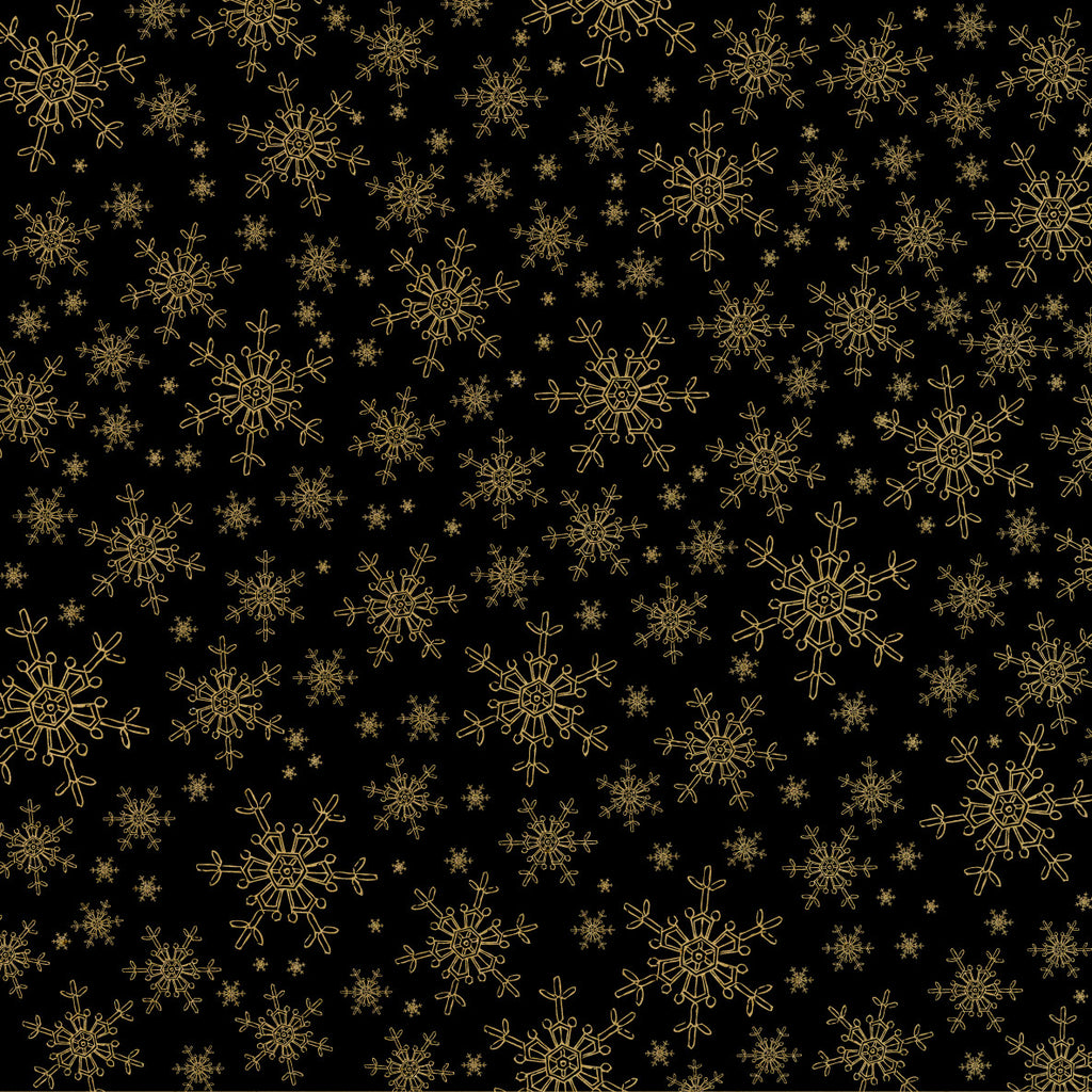 Farmhouse Christmas: Snowflake Reverse on Kraft Paper