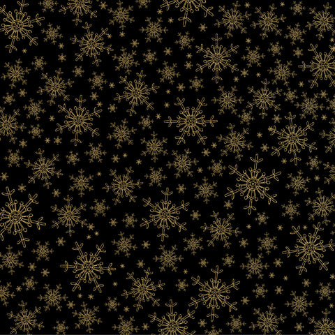 Farmhouse Christmas: Snowflake Reverse on Kraft Paper