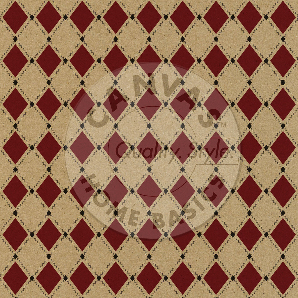Farmhouse Christmas: Red and Black Diamonds on Kraft Paper