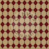 Farmhouse Christmas: Red and Black Diamonds on Kraft Paper