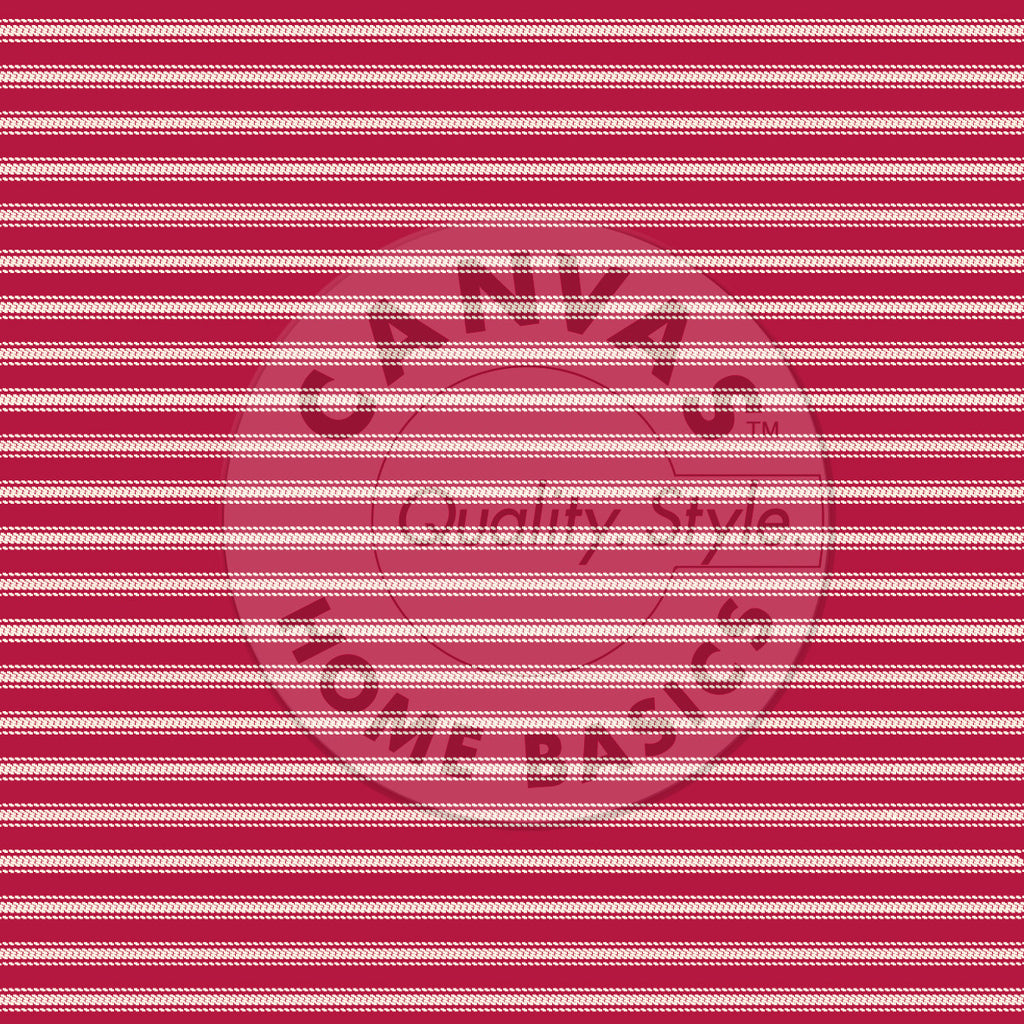 Red and Ivory Ticking Paper