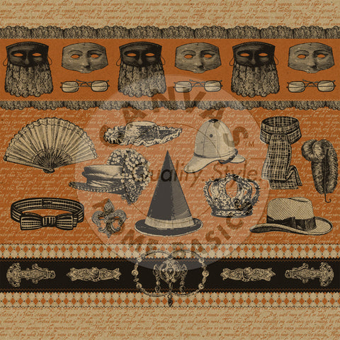 Haunt It:  Halloween Masks on Kraft Paper