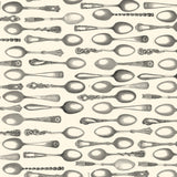 Beans and Bags: Ivory & Black Spoons Paper