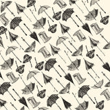 Spring Showers:  Boots and Brellas Paper
