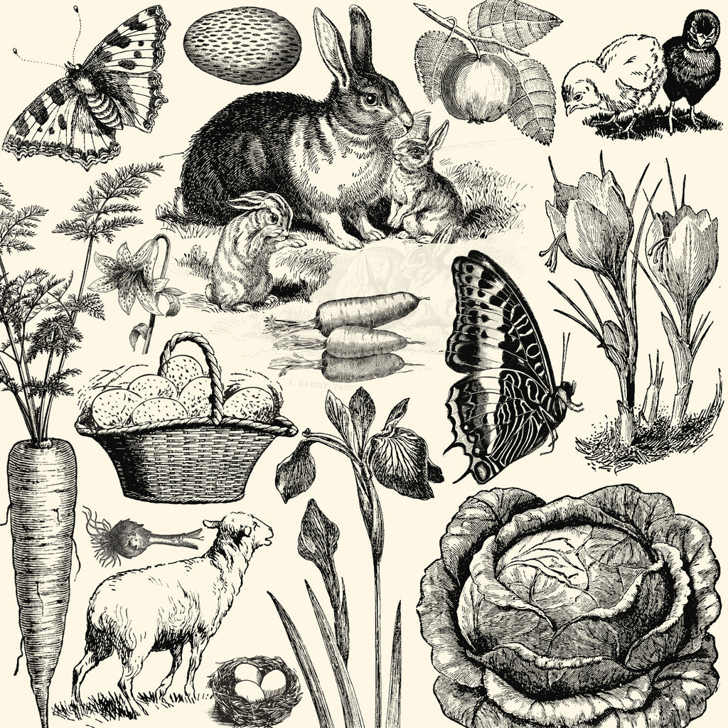 Spring Showers:  Spring Garden Paper