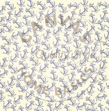 12 x 12 Printed Canvas Sheet - Anchors