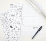 Furniture Stickers - Bedroom (Roomspacing)