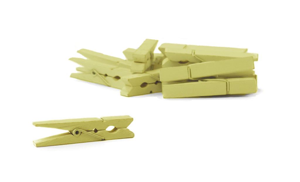 Small Clothespins - Wheat (12 pc)