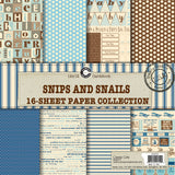 Canvas Corp Snips and Snails (Baby Boy) Paper Collection