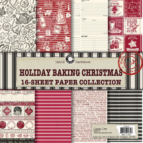 Canvas Corp Holiday Baking Christmas Paper Collection