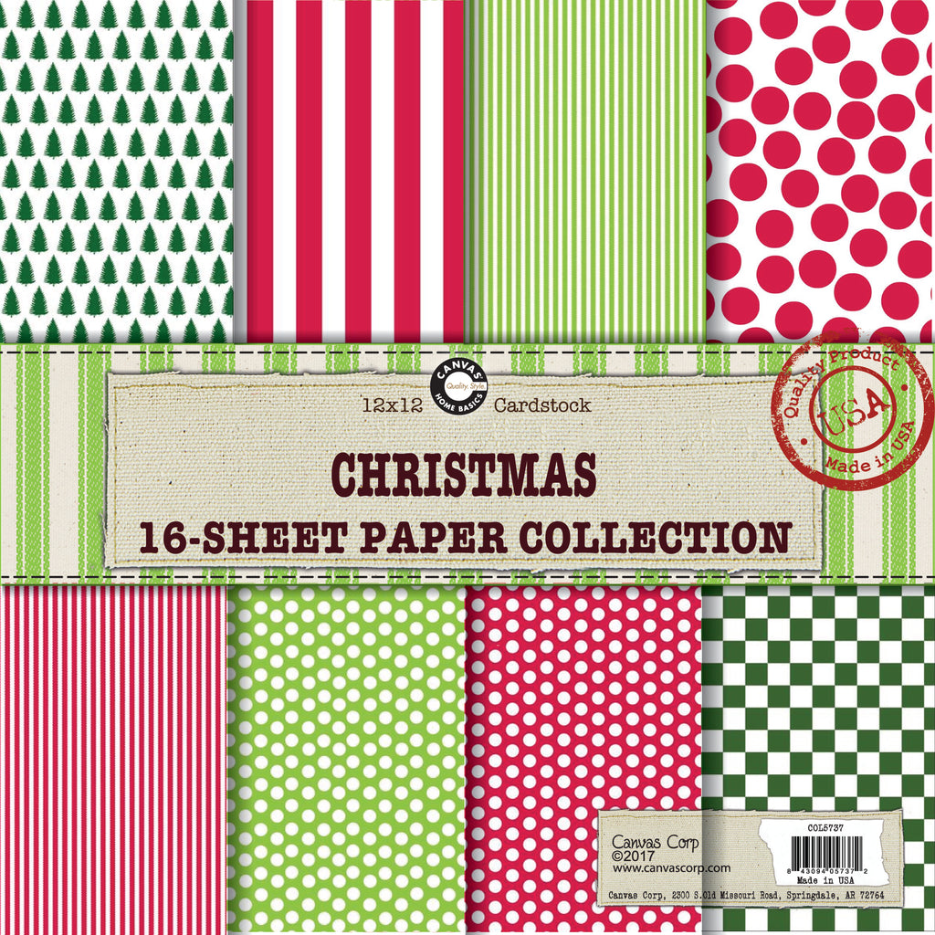 Canvas Corp Christmas Paper Collection