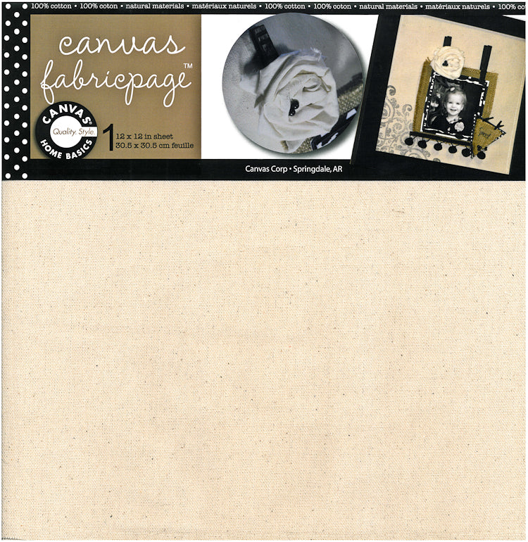 Canvas Fabricpage - 12x12