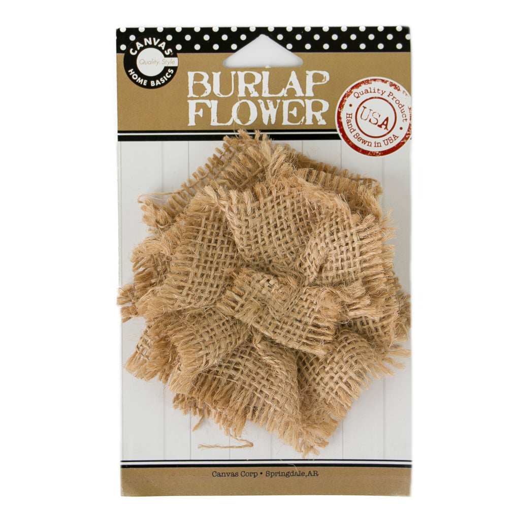 walmart burlap flower made in use