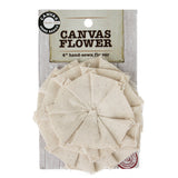 Canvas Flower - Natural Canvas