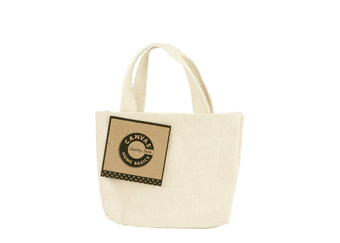 Canvas Bag - Canvas Mini Tote 5.5"x4.25"