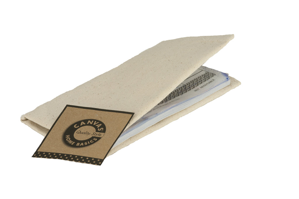 Canvas Checkbook Cover