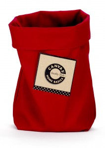 Saggy Baggy - Fabric Basket - Red (Available in 3 sizes)