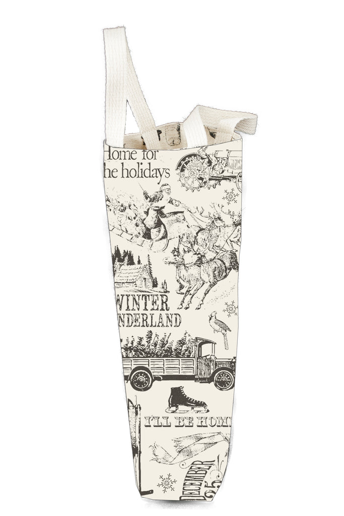 Wine Bag - Farmhouse Christmas