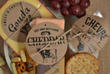 Vino and Ale: Cheese Butcher Paper on Kraft Paper