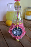 Burlap Flower - Hot Pink