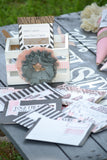 4x6 File Folders - Black and Ivory