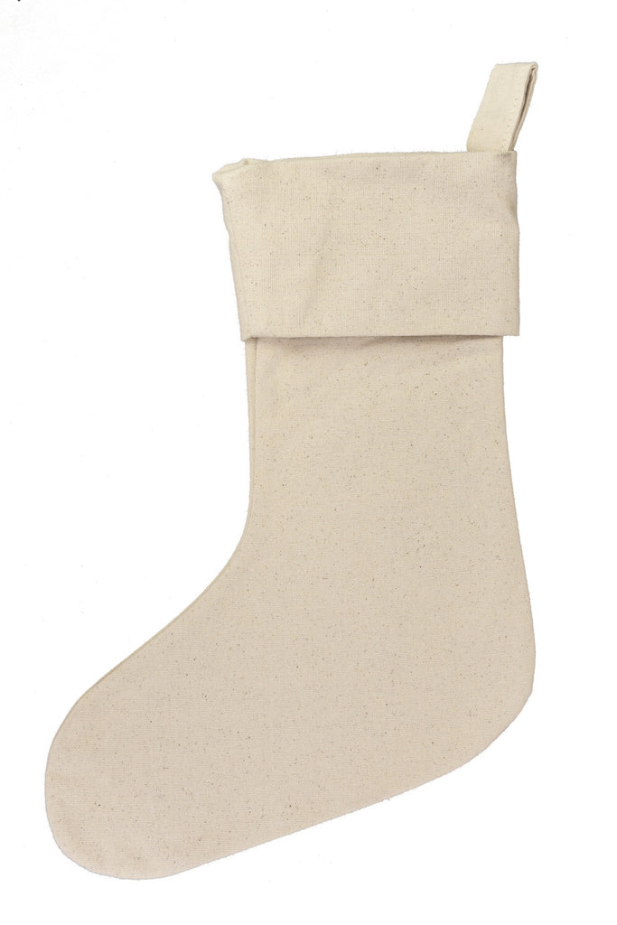 Christmas Stocking Canvas with Cuff