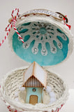 Farmhouse Christmas Stripe on Ivory Paper