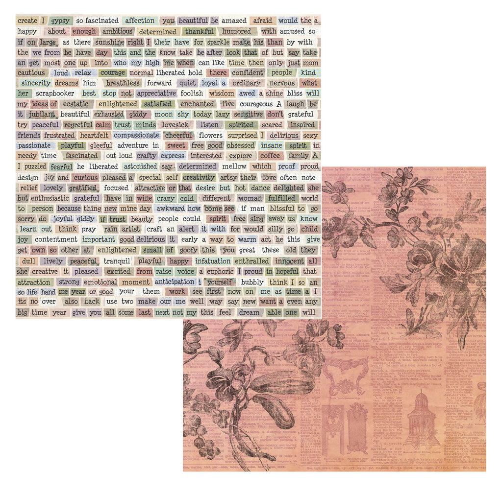 7gypsies Gypsy Moments: 12x12 Express Yourself Paper