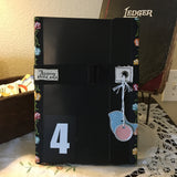 Back in Black Loose Leaf Art Journal Folio