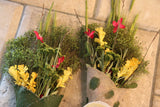 Burlap Round (small floral wrap) - 8"