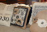 Burlap Pillow - Round (available in 4 sizes)