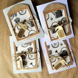 The Watering Can: Bikes and Baskets on Ivory Paper