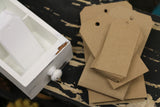 Bulk Ivory Paper Tags (Assorted Sizes Available)
