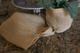 Burlap Basket Plant Holders (available in 3 sizes)