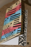 Tattered Tangles Paper: Chevron