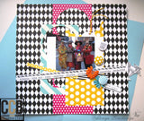 Black and White Diamond Paper