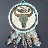 Boots & Saddle: Chocolate and Ivory Large Feathers Paper