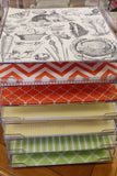 Yellow and  Ivory French Linen Stripe Paper