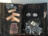 Architextures™ Treasures - Stacked Leather Suitcases